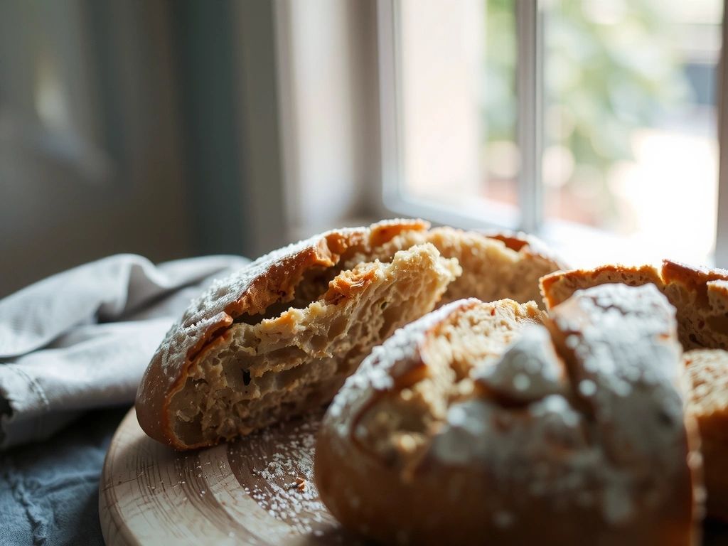 Handwerkliches glutenfreies Brot